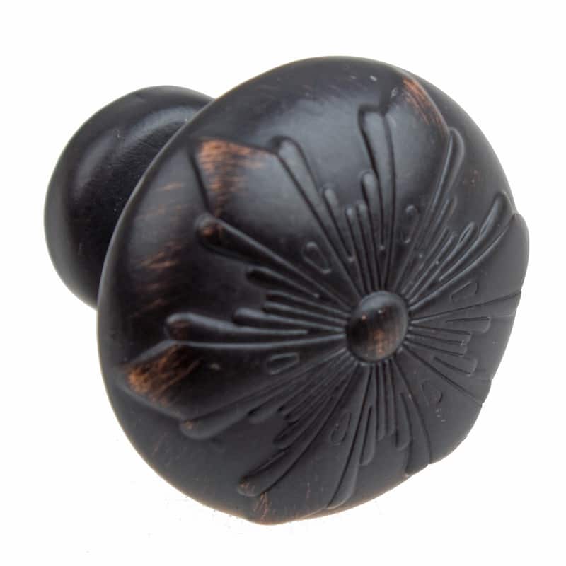 GlideRite 5-Pack 1-1/8 in. Bronze Transition Snowflake Cabinet Knobs - Oil Rubbed Bronze