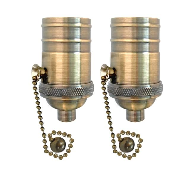 Solid Brass Pull Chain Light Socket