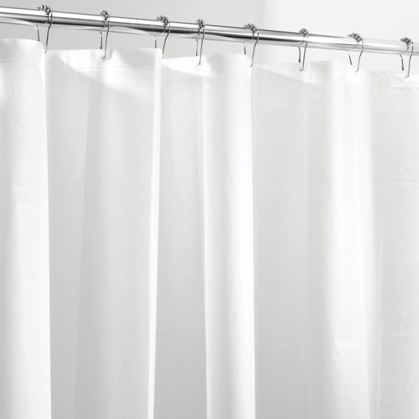 2 Pack Peva Shower Curtain Liner Extra Long White 72
