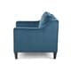 preview thumbnail 3 of 20, Milo Contemporary Velvet Club Chair by Christopher Knight Home - 30.75" W x 33.50" L x 33.75" H