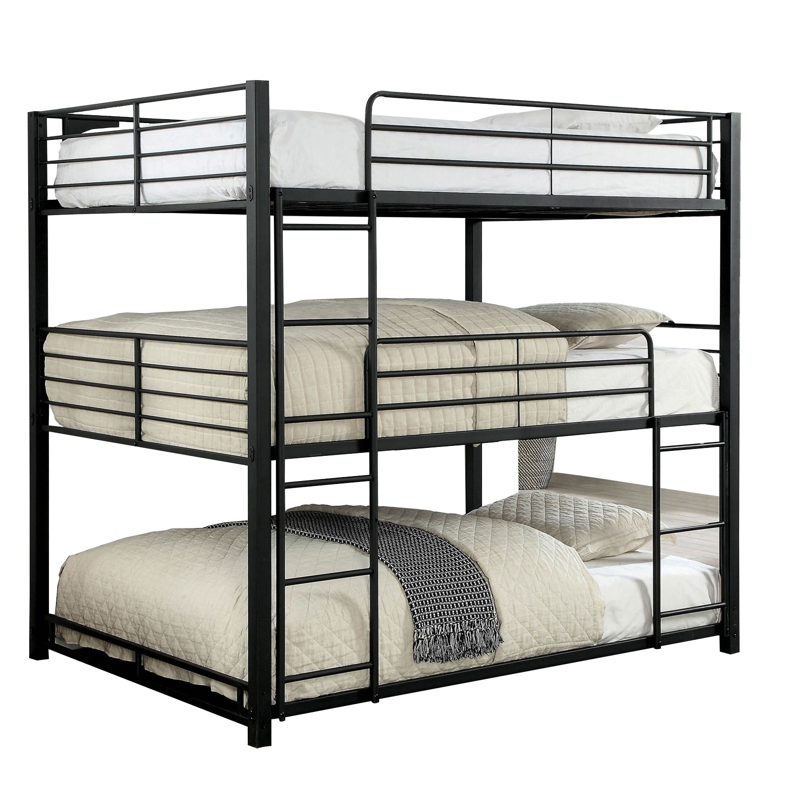 triple decker bunk bed