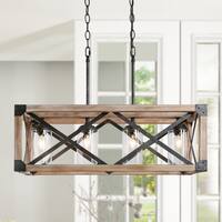 Wood Kitchen Island Lighting Find Great Kitchen Bath Lighting Deals Shopping At Overstock