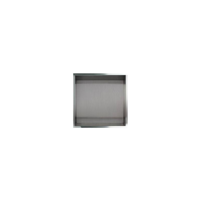 Transolid 14-in. Recessed Stainless Steel Shower Storage Pod - 14" x 3.75" x 14"
