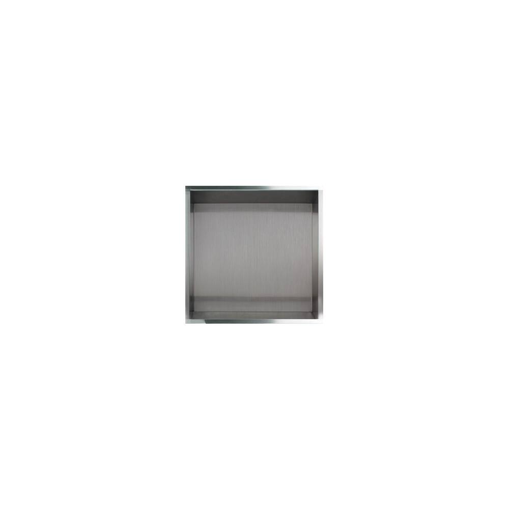 Transolid 14-in. Recessed Stainless Steel Shower Storage Pod - 14" x 3.75" x 14"