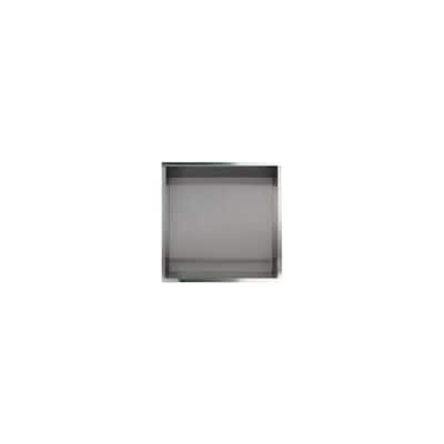 Transolid 14-in. Recessed Stainless Steel Shower Storage Pod - 14" x 3.75" x 14"
