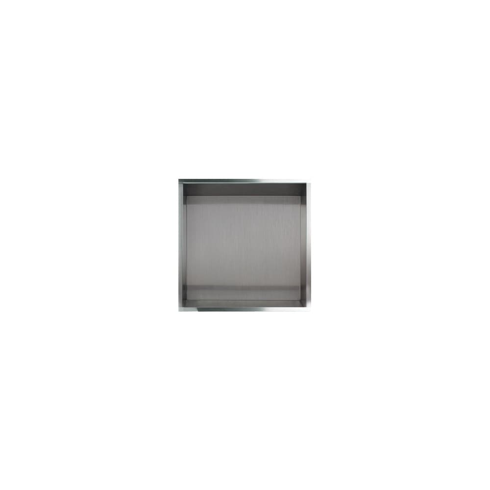 Transolid 14-in. Recessed Stainless Steel Shower Storage Pod - 14" x 3.75" x 14"