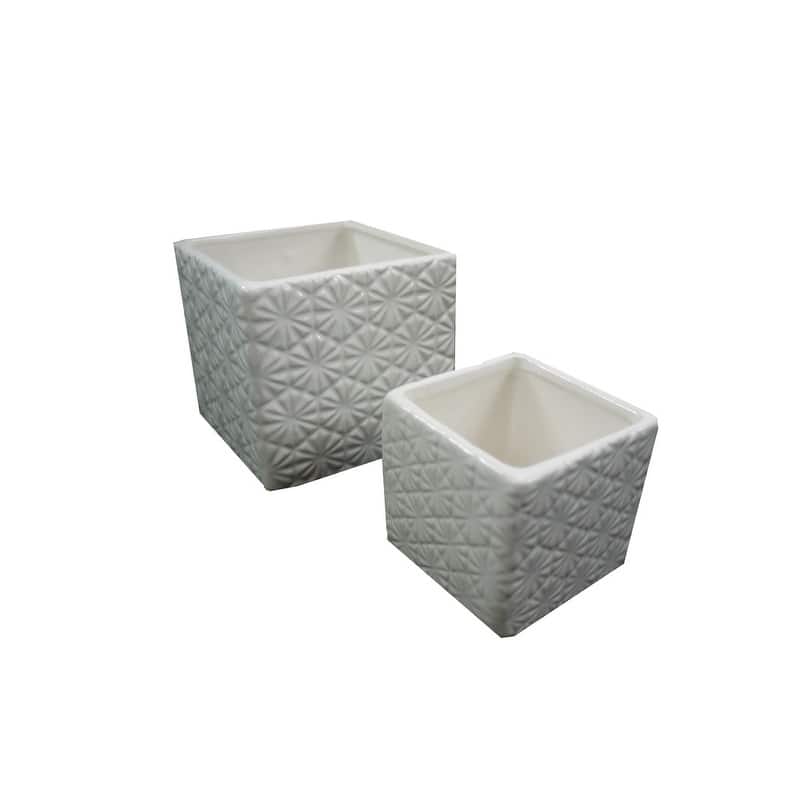 Square Pot Planters Set of 2 - 8'6" x 13'