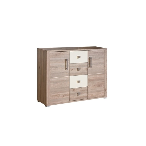 VERTO Light OAK&Pearl Gloss Sideboard