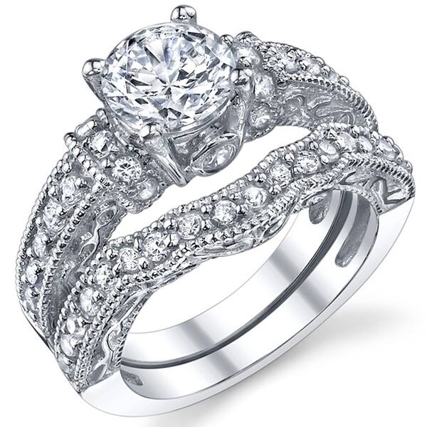 Solid Titanium Bridal Wedding Engagement Anniversary Gold Plated Multi CZ Ring Solid Titanium Bridal Wedding Engagement Anniversary Gold Plated Multi CZ Ring