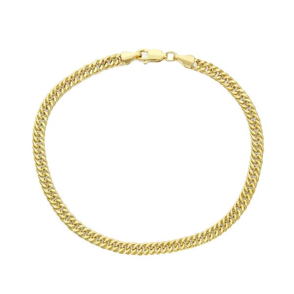slide 1 of 2, 14k Gold Men's Miami Cuban Curb 4.3mm Bracelet by Gioelli