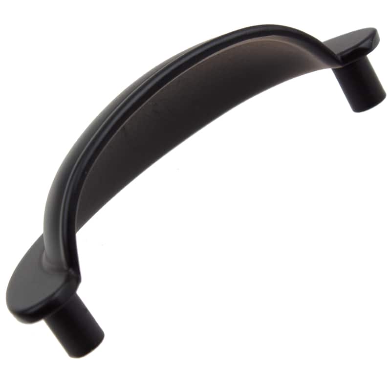 GlideRite 5-Pack 2-1/2 in. Center Matte Black Bin Cabinet Pulls - Matte Black