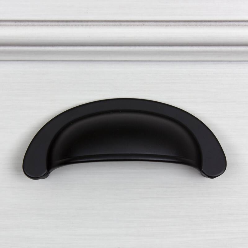 GlideRite 5-Pack 2-1/2 in. Center Matte Black Bin Cabinet Pulls - Matte ...