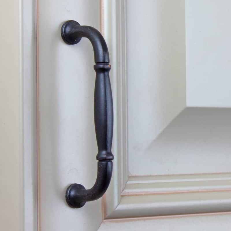 GlideRite 5-Pack 3 in. Center Oil Rubbed Bronze Fluted Cabinet Pulls - Oil Rubbed Bronze