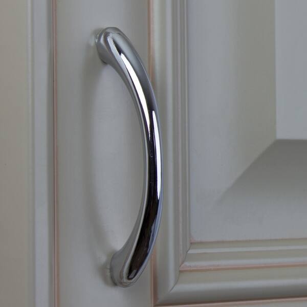 Shop Gliderite 5 Pack 2 3 4 In Center Polished Chrome Loop Cabinet Pulls Polished Chrome Overstock 30880342