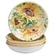 preview thumbnail 1 of 0, Certified International Sunflower Fields 9-inch Soup/Pasta Bowls (Set of 4)