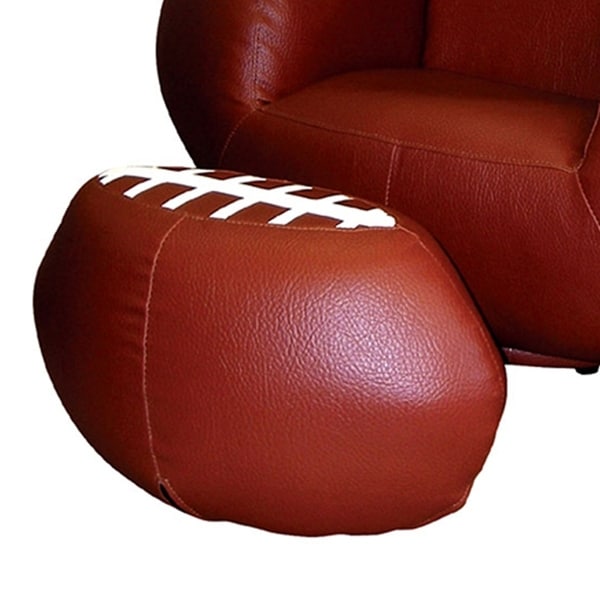 football chair with ottoman