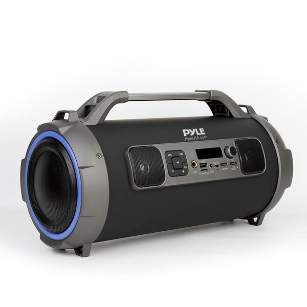 pyle boombox bluetooth speaker system