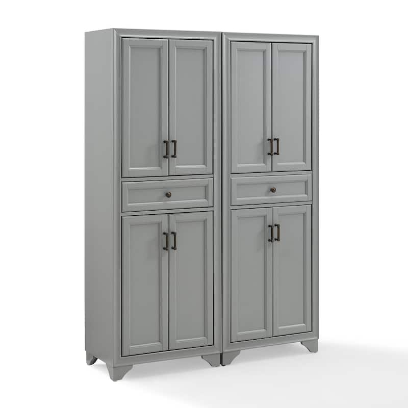 Crosley Tara 2Pc Pantry Set - 47.5"W x 15"D x 67.75"H