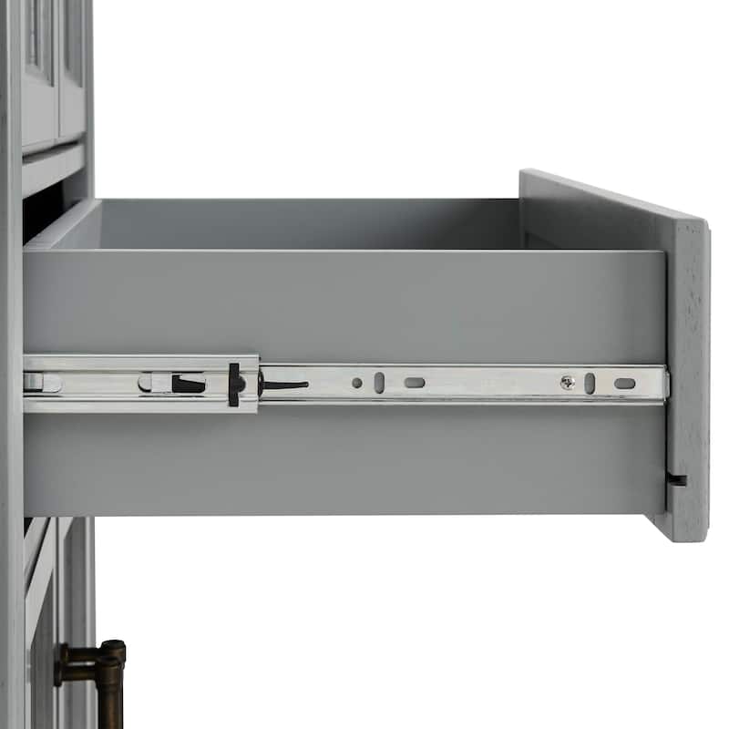Crosley Tara 2Pc Pantry Set - 47.5"W x 15"D x 67.75"H