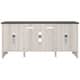 preview thumbnail 6 of 7, Dorrinson Casual Large TV Stand w/Fireplace Option, White/Brown