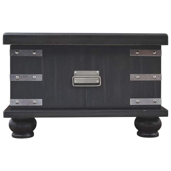 Shop Delmar Casual Rect Lift Top Cocktail Table Black Overstock 30884335