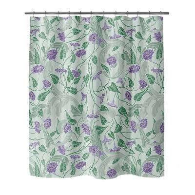 FLORA GREEN Shower Curtain by Kavka Designs