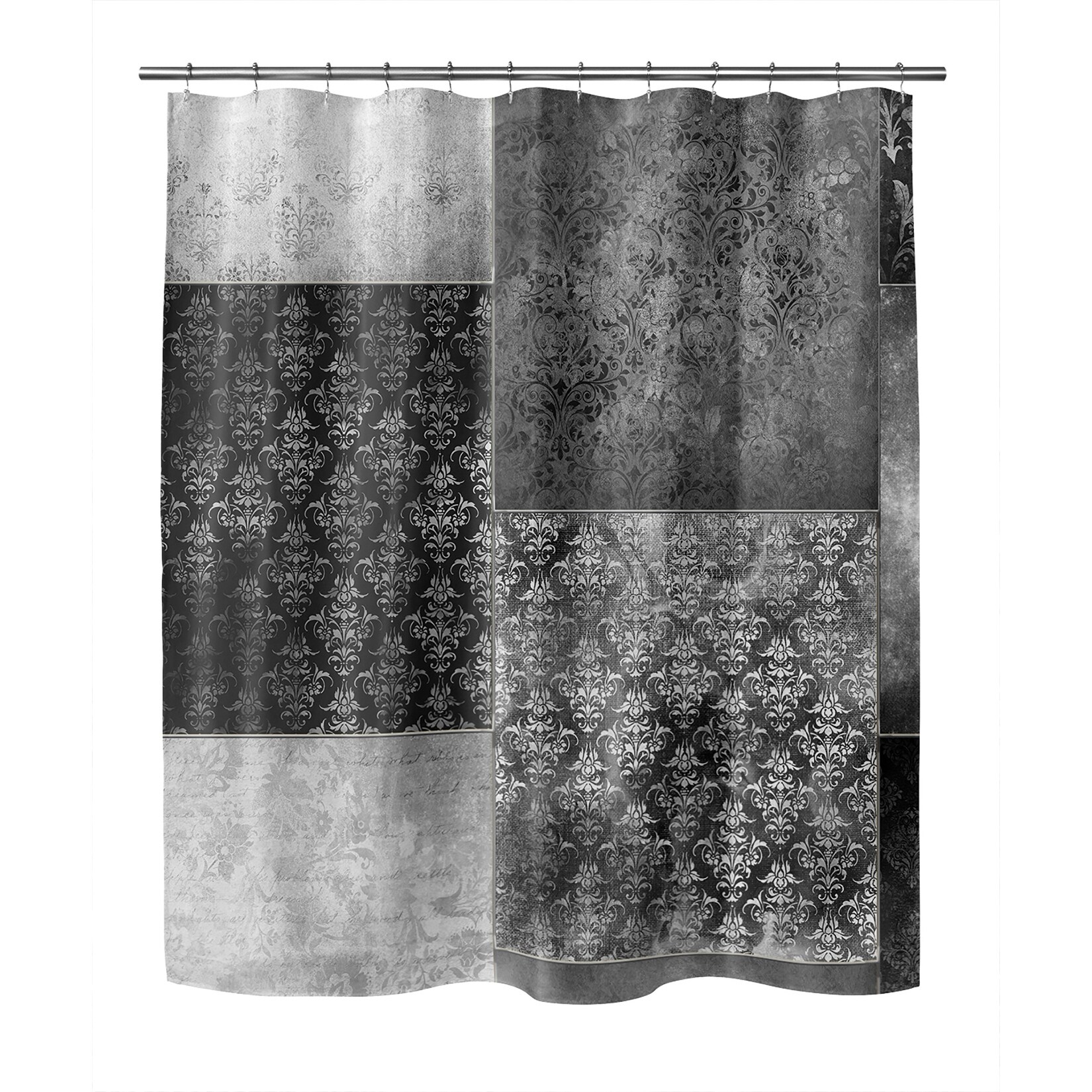 Size: 70x72 - PLUAVC2632SPLSC Gold/Grey/Black - KAVKA Designs Lets Do This Shower Curtain, Size: 70x72 - PLUAVC2632SPLSC Gold/Grey/Black - KAVKA Designs Lets Do This Shower Curtain,