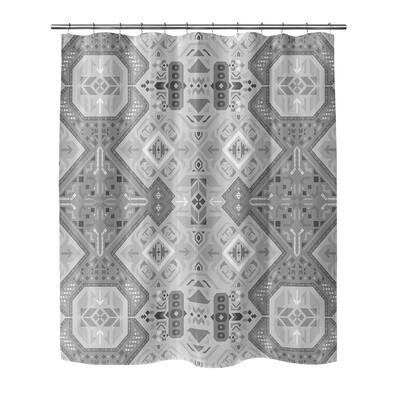 ABADEH CHARCOAL Shower Curtain by Kavka Designs