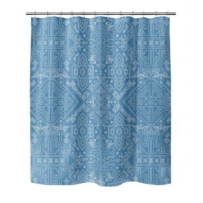 MAMLUK BLUE Shower Curtain by Kavka Designs
