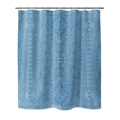 SULTANATE BLUE Shower Curtain by Kavka Designs