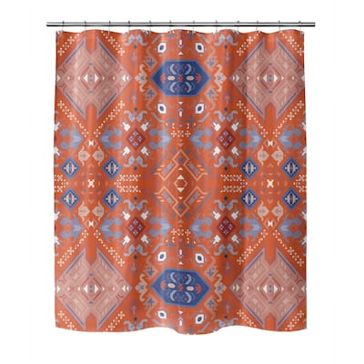 SERAPI ORANGE Shower Curtain By Kavka Designs