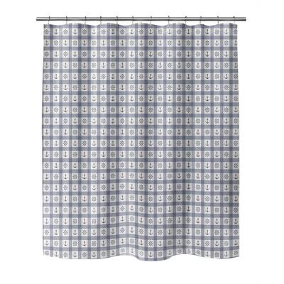 ANCHOR GALORE BLUE Shower Curtain by Kavka Designs