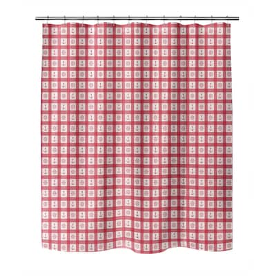 ANCHOR GALORE RED Shower Curtain by Kavka Designs