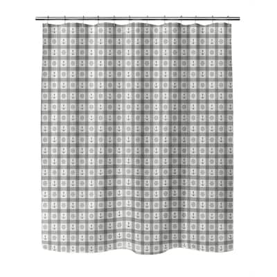 ANCHOR GALORE GREY Shower Curtain by Kavka Designs