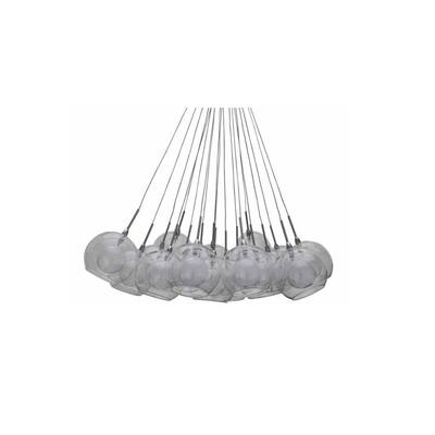 Pendant Lamp 20 light with clear glass shade