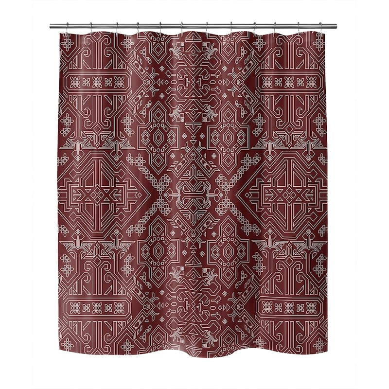 MAMLUK BURGUNDY Shower Curtain By Kavka Designs - On Sale - Bed Bath ...