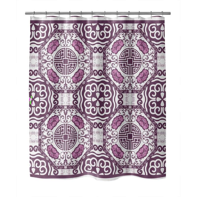 LASHA PLUM Shower Curtain By Kavka Designs Bed Bath & Beyond 30884848