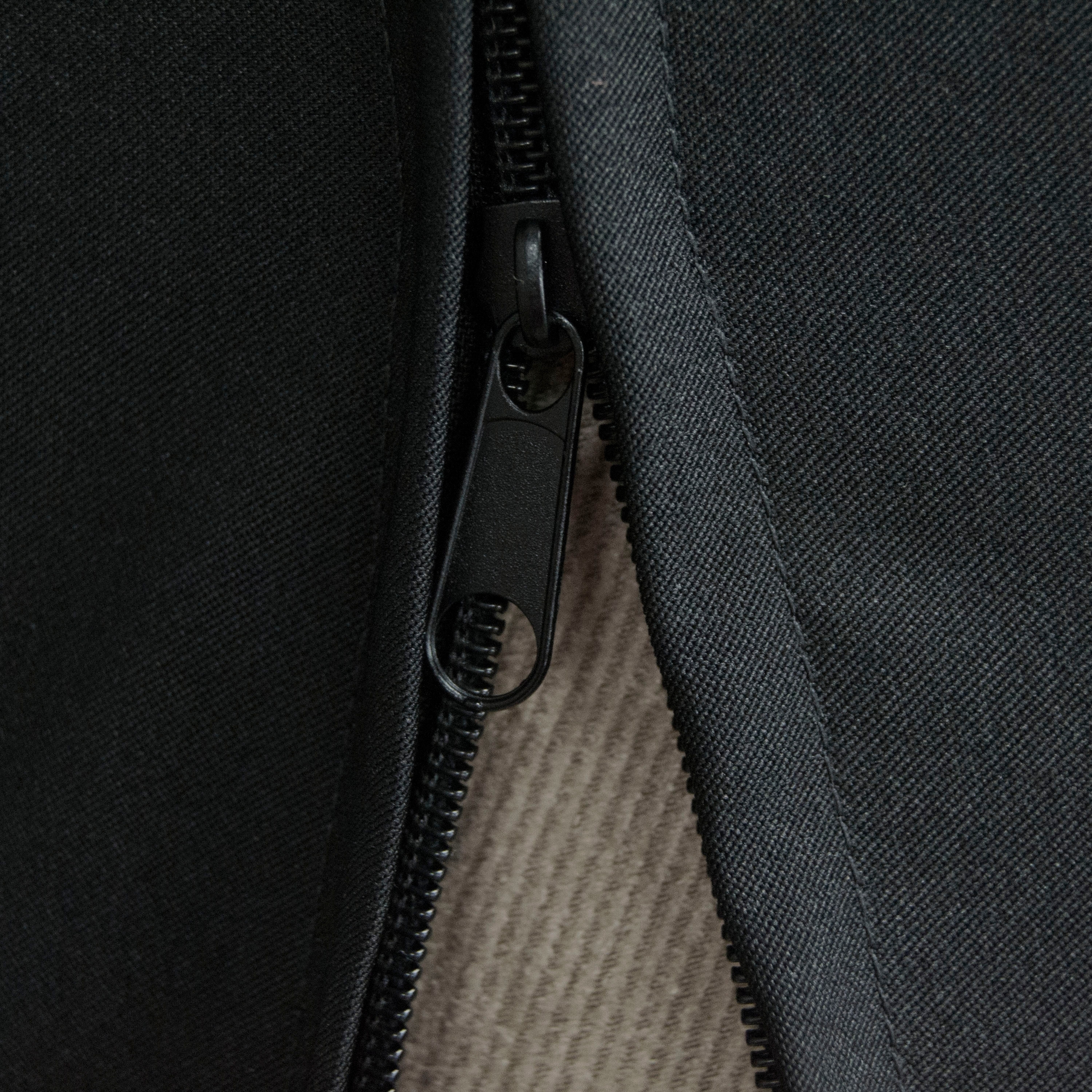 Black Serta Easy to Put On and Remove Machine Washable Futon Encasement Cover