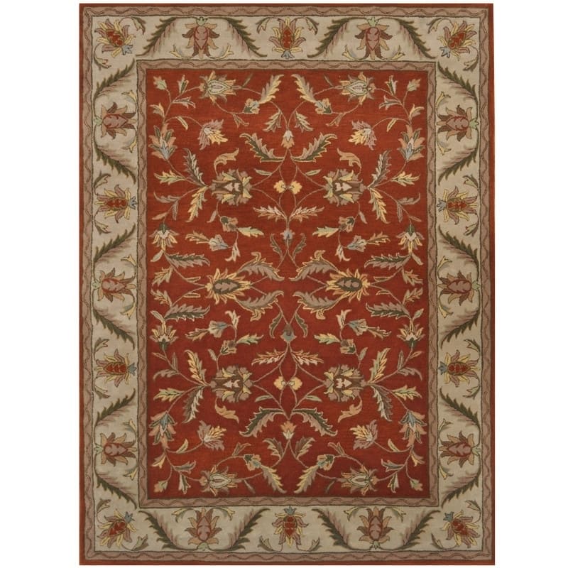 HERAT ORIENTAL Handmade Isfahan Wool Rug - 8' x 11'
