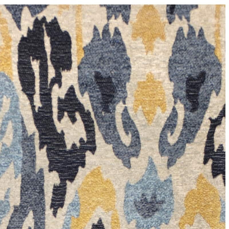 HERAT ORIENTAL Handmade Ikat Chenille Flatweave Rug - 4' x 6'