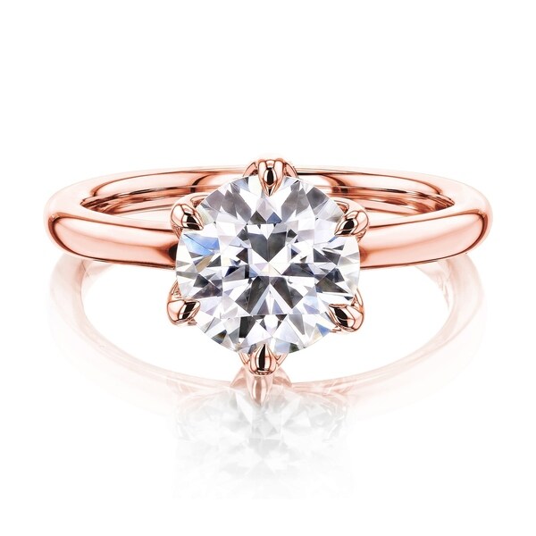 tulip prong engagement ring