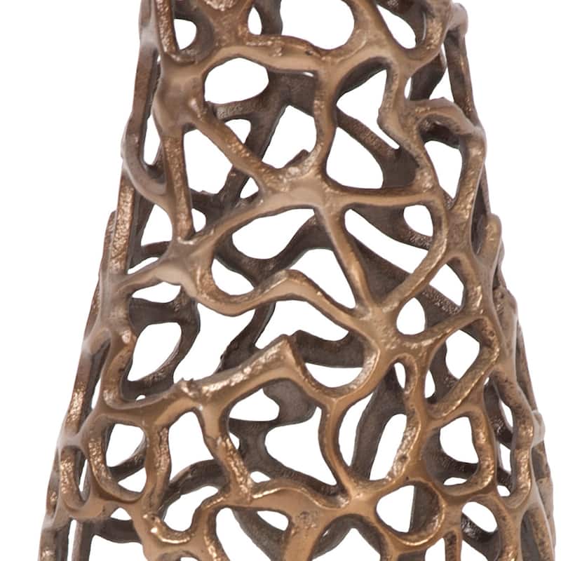 Allan Andrews Bronze Aluminum Decorative Branch Vase