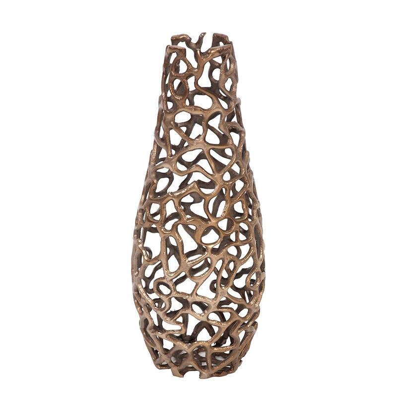 Allan Andrews Bronze Aluminum Decorative Branch Vase