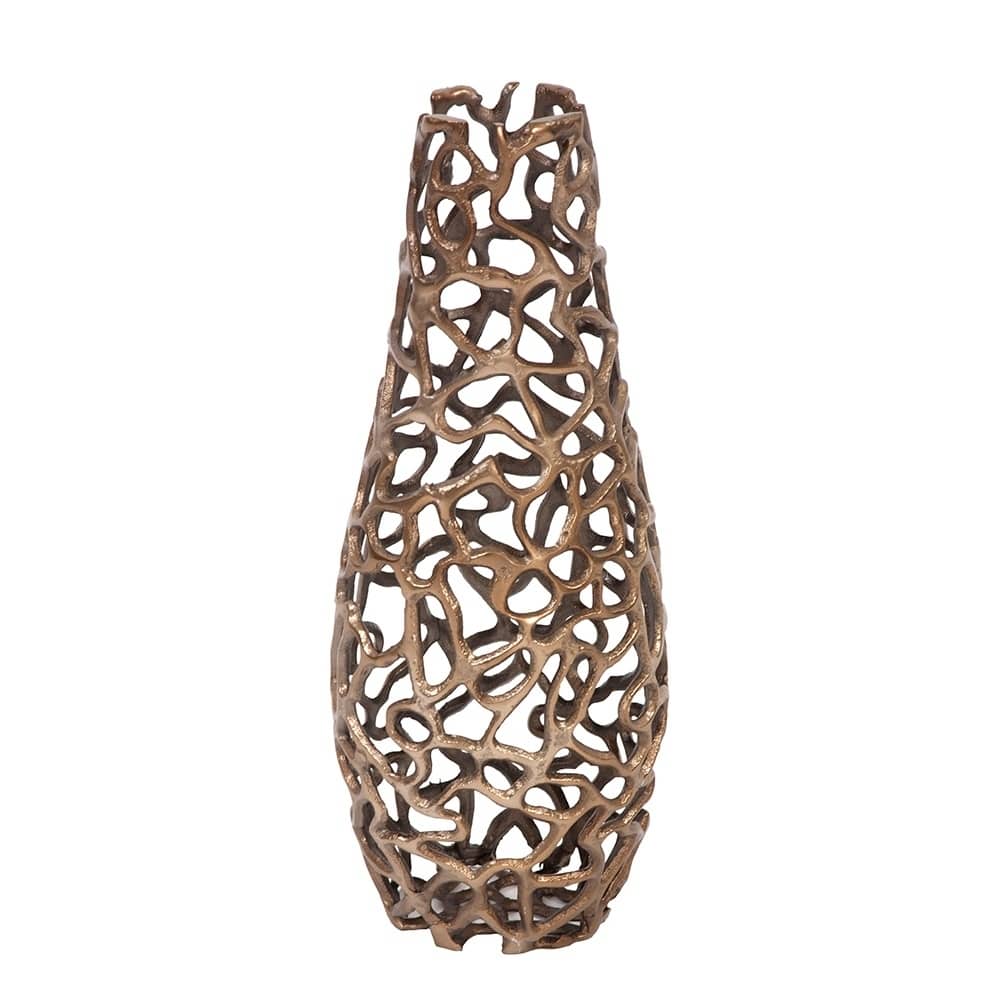 Allan Andrews Bronze Aluminum Decorative Branch Vase