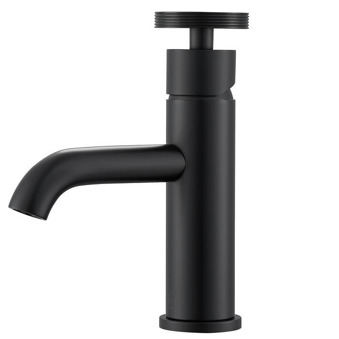 Shop Nova Single Lever Bathroom Faucet In Matte Black Overstock