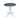 30" Round Top Pedestal Table - White/Heather Gray