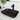 Sottile Glass Rectangle Vessel Bathroom Sink Set With Niko Faucet in Matte Black