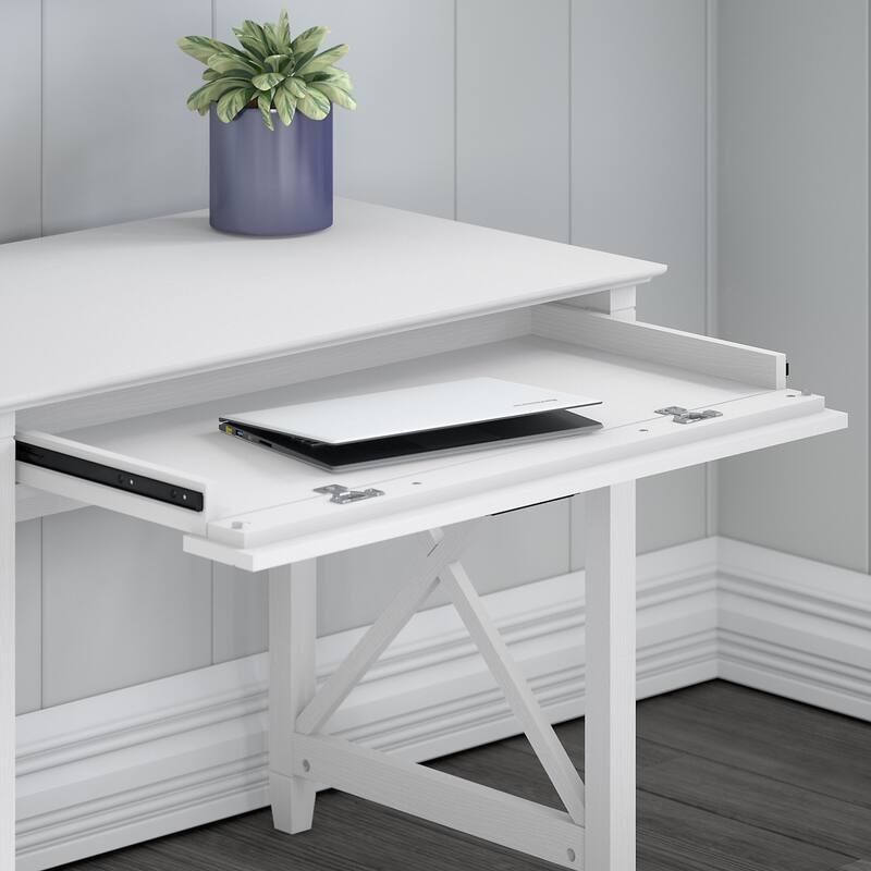 Key West 54W Computer Desk with Storage and Cabinet by Bush Furniture