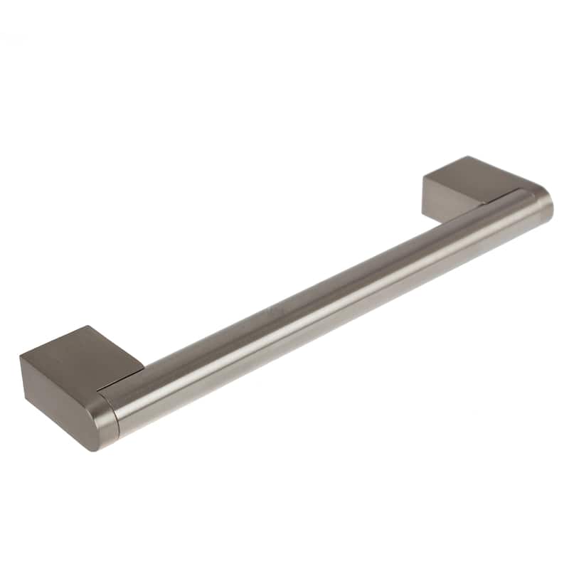 GlideRite 5-Pack 6-5/16 in. CC Stainless Steel Cross Bar Cabinet Pulls - Satin Nickel