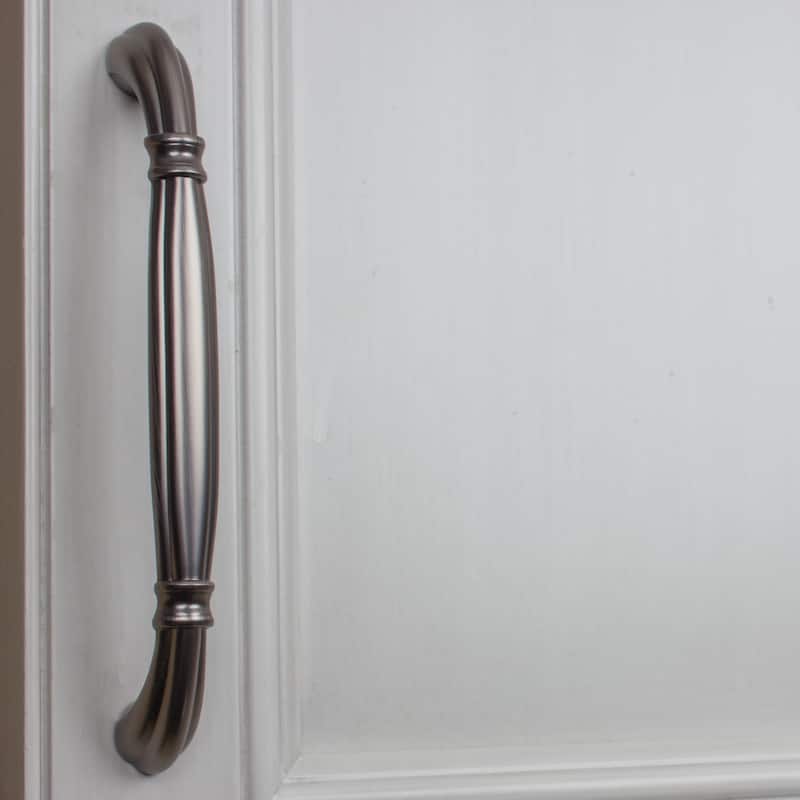 GlideRite 5-Pack 5 in. CC Brushed Black Nickel Victorian Cabinet Pulls - Brushed Black Nickel